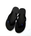 Cute Small Blue Colour Rose Flower Beads Slippers. 