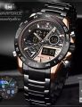 Naviforce brand watches authentic work with brand box men's quartz watch waterproof stainless steel strap mini scratch dial mini dial. 