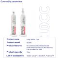 Mechanic SD360 Icing Solder Flux Paste No-clean Transparent Welding Paste Flux With Push Rod for PCB SMD BGA Soldering Tools.