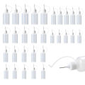 5 Pcs Needle Tip Glue Bottle Squeeze Plastic Bottle Dispensing Needle Sealing Cap Liquid Flux Dispenser Applicator. 