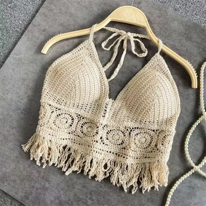 Women%20Beach%20Crop%20Tops%20Hollow%20Cover-Ups%20Perspective%20Tassel%20Sexy%20Spaghetti%20Strap%20Swinwear%20Built%20In%20Bra%20Backlless%20Halter%20Neck%20-%20Image%208
