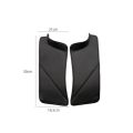 Rear Door Sill Pad for Tesla Model Y Anti Kick Dirt Threshold Strip PU Leather Protective Cover Car Inner Hidden Pads 2021-2024.