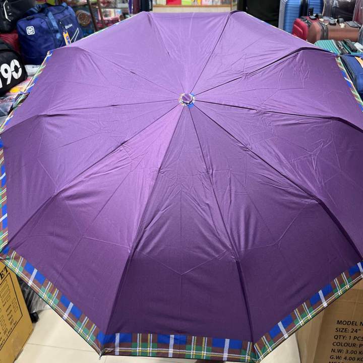 Rahman%20Umbrella%2010k%20Check%20Print-%20Solid%20Color%20-%20Image%203