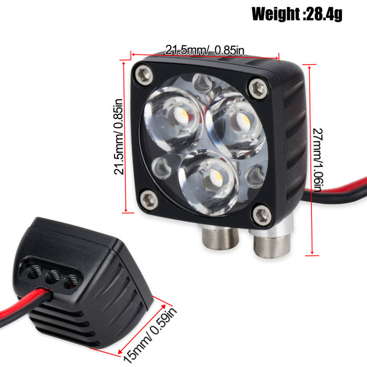 Super%20Bright%20LED%20Light%20Bar%2021x21mm%20Square%20A-Pillar%20Lamp%20for%201/10%201/8%201/6%20RC%20Crawlers%20Axial%20SCX6%20Wraith%20TRX4%204WD%20-%20Image%203