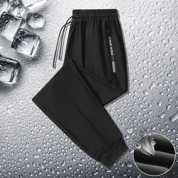 Summer%20Men%20Casual%20High%20End%20Ice%20Silk%20Pants%20Sports%20Pants%20Quick-Drying%20Men's%20Trousers%20Sweatpants%20Male%20Elastic%20Plus%20Size%208xl%207xl%206xl%20-%20Image%206