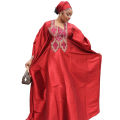 African Attire For Women Abaya Embroidery Plus Size Elegant Party Church Dress. 