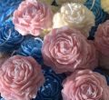1 pc Floral candle, flower shaped candle, homedecor candles, floral candles, rose candle, candle. 