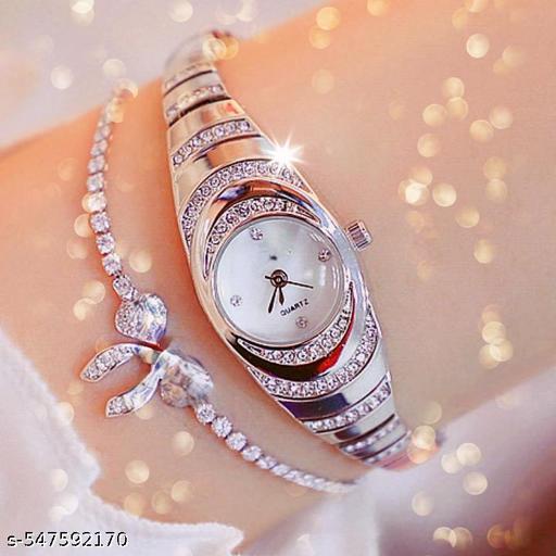 Stunning Oval shape Stylish Watch for Ladies