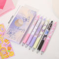 6pcs Cute Butterfly Gel Pens Aesthetic Stationary Pens ，Kawaii pen stationery，0.5 Mm Quick-drying Black Ink Pens Fine Point. 
