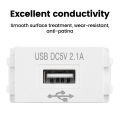 128-Type USB Power Module 220V Socket 5V Transformer 2.1A USB  Mobile Phone Charging Power Socket Switching Adapter ﻿. 