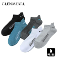 Men Summer Cotton Socks Sweat-Absorbent Odor-Resistant Short Tube Boat Pull-Up Mesh Short Socks Breathable Sports Cotton. 