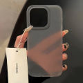 Translucent Clear Phone Case For iPhone 17 Air 16 Pro Max 15 14 16 Plus 13 12 Mini 11 Matte Black Soft TPU Shockproof Back Cover. 