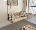 wooden antique hanging swing Hanging swing hand made antique swing A+ quality finished with varnish. 