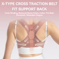 Adult Hunchback Corrector Invisible Back Straightening Stretching Straight Back Open Shoulder Lumbar Correction Belt Men Women.