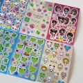 8 Sheets Kawaii Laser Stickers Japanese Cute Frog Strawberry Scrapbooking Decals for Journal Laptop DIY Craft. 