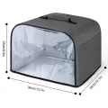 Air Fryer Hood For Ninja Foodi Grill Durable Kitchen Dust Cap With Storage Pockets Waterproof Household Grill Toaster Dust Cover. 
