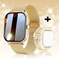 LAXASFIT 2025 Smart Watch Android IOS Bluetooth Talk Heart Rate Monitor Sleep Record Sports Smart Watch Men Women .