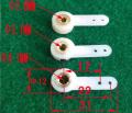 4pcs/lot Diameter 2.1/2.6/3.1/4.1mm Rudder Arms Landing Gear Steering Arm DIY Accessories For RC Airplanes Parts. 