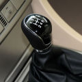 5 6 Speed Gear Head Shift Knob for Ford Fiesta MK7 2008-2015 Focus MK2 FL 2008-2011. 