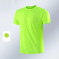 NO LOGO Men's Quick Dry Short Sleeve Gym Running Moisture Wicking Round Neck T-Shirt Training Exercise Gym Sport Shirt Tops.