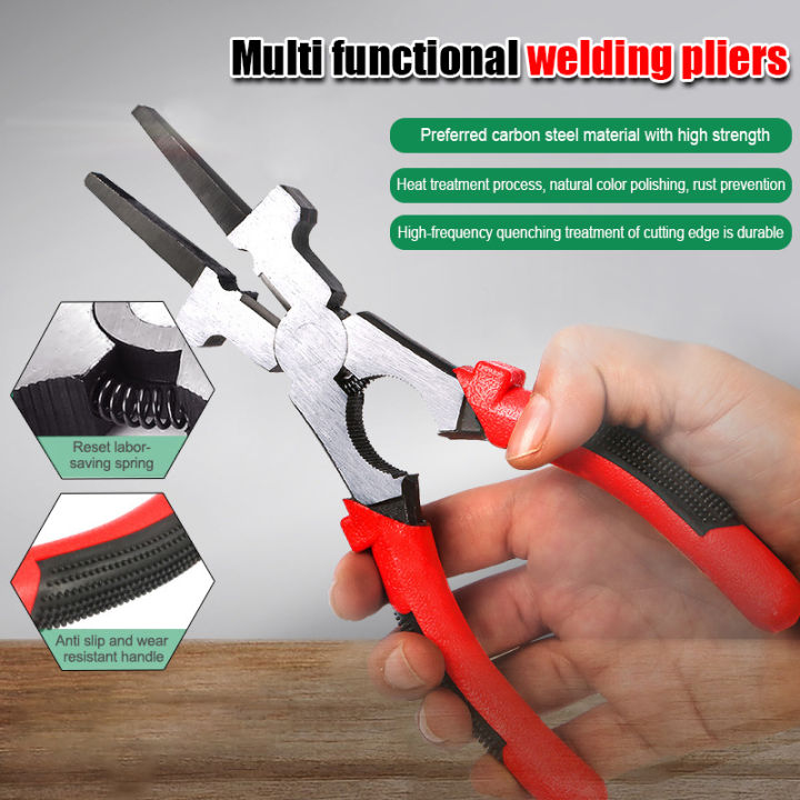 MIG%20Welding%20Auxiliary%20Tool%20Removing%20Wire%20Cutting%208%20Inch%20Multi-function%20Welding%20Pliers%20Flat%20Mouth%20Pincers%20Refined%20High%20Hardness%20-%20Image%203