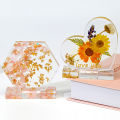 Photo Display Frame Silicone Mold DIY Handmade Heart Round Hexagonal Crystal Epoxy Resin Craft Casting Molds Home Decor Art Gift.