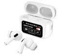 A9 pro Touch Screen ANC Wireless airpod pro Headset TWS Noise Cancelling Earbud Bluetooth Headphone airpods with touchscreen display  Wireless Headset TWS Earbud Volume Control airpods pro gadget mobile accessories new upgrade earbuds. 