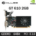 MLLSE GT 610 2GB Graphics Card GDDR3 64Bit DVI VGA PCI-E 2.0 Geforce GPU Gt 610 Gaming Video Card Placa De Video.