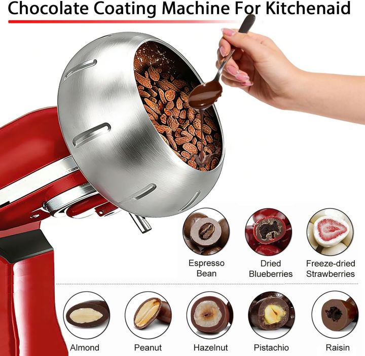 Chocolate%20Coating%20Attachments%20Fit%20KitchenAid%204.5QT%205QT%20Mixer,%20Candy%20Coating%20Tools%20For%20Chocolate%20Almond%20&%20Strawberry%20-%20Image%202