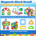 Magnetic Building Blocks DIY Magnets Toys medium size STEM Toys Construction Toys Learning Educational Magnet Toys, Magnet Tiles. 