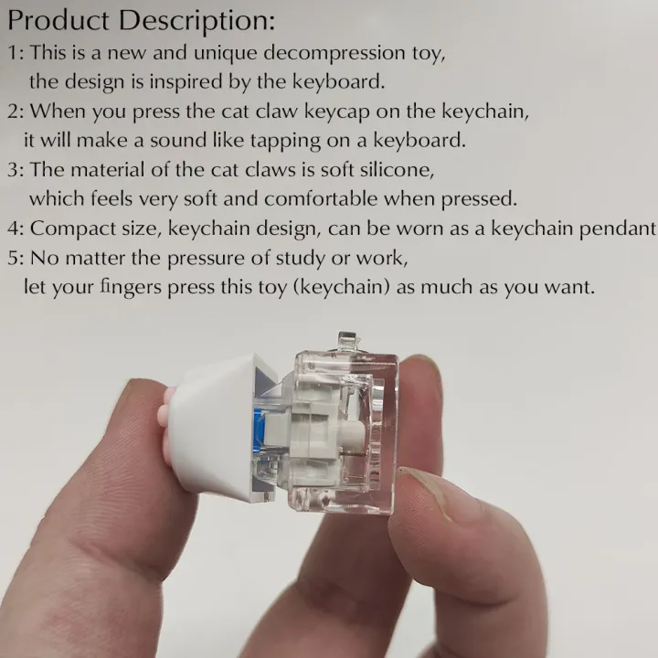 Cute%20Cat%20Claw%20Key%20Chain%20Key%20Ring%20Fingertip%20Decompression%20Pressure%20Toy%20Keycap%20Tester%20Back%20Bag%20Pendant%20Festival%20Couples%20%20-%20Image%204