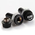 2 Pcs 5x20mm Fuse Holder Panel Mount Fuse Holder Screw Cap Case for Glass Tube Fuses 5 x 20mm 10 Ampere Fuse Holder Plastic Fuses Box for AC 220v. 