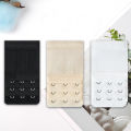 3 pcs 3 rows 3 hook stainless steel stretch bra extender Elastic underwear extension buckle adjustable women's bra rear buckle. 