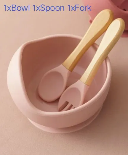 2/3/4%20PCS%20Baby%20Silicone%20Plate%20Bowl%20Spoon%20Fork%20Set%20Solid%20Cute%20Color%20Grid%20Children%20Dishes%20Toddle%20Training%20Tableware%20Kids%20Feeding%20Stuff%20-%20Image%209