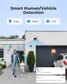 REOLINK Security Camera Outdoor System
4K, Surveillance IP PoE with
Human/Vehicle/Pet Detection, 25FPS
Daytime, 100F IR Night Vision, Up to 256GB
microSD Card, RLC-810A, Audio and Motion
Alert. 