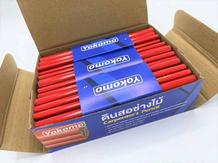Yokomo%20carpenter%20pencil%20No.%2007-13001%20size%207%20inch%20(1%20dozen/12%20sticks)%20wooden%20writing%20pencil%20craft%20carpenter%20pencil%20-%20Image%202
