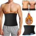 Mens Abdomen Reducer Sauna Body Shaper Fitness Sweat Trimmer Belt Waist Trainer Belly Slimming Shapewear Waist Trainer Corset We. 
