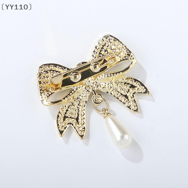 %E3%80%94YY110%E3%80%95Vintage%20Light%20Luxury%20Rhinestone%20Bow%20Brooches%20Women%20Clothing%20Coat%20Jewelry%20Accessries%20Gifts%20-%20Image%205