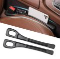 2 PCS Car Seat Gap Filler with Organizer, Upgrade Universal Fit Car Side Seat Gap Filler for Car Storage and Stop Things from Dropping for Cars, SUVs, Truck (Black). 
