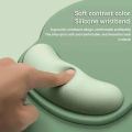 Gradient color mouse pad, comfortable wrist rest, non-slip mouse pad, soft mouse pad and wrist rest, computer desktop mouse pad. 