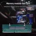 DDR3 DDR4 to SO-DIMM Adapter Connectors Laptop RAM Memory DDR3/4/5 Sodimm to Dimm Riser 240pin 288pin DIMM Card for Desktop. 