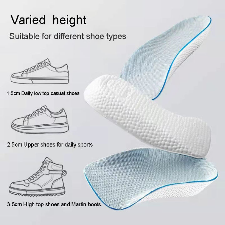 1%20Pair%20of%20Halloween%20Decorations%201.5/2.5/3.5%20cm%20Arch%20Support%20Height%20Increase%20Insole%20Elastic%20Lift%20Men's%20and%20Women's%20Insoles%20-%20Image%203