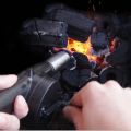 Portable Hand Crank Fan Air Blower Manual BBQ Grill Fire Starter Flame Exciter Cooking Tool for Barbecue Picnic Camping BBQ Tool. 