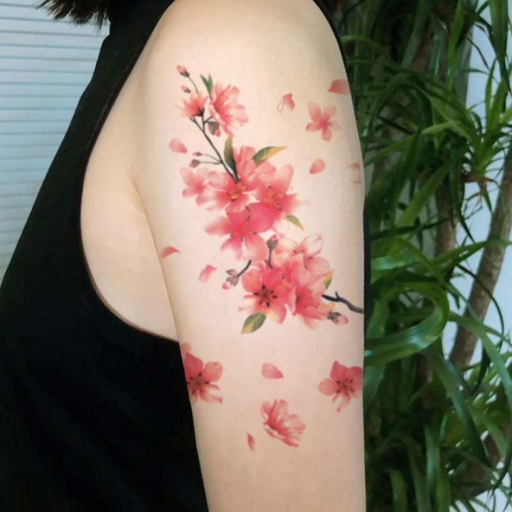 1Pc%20Cherry%20Blossom%20Temporary%20Tattoo%20Sticker,%20Long-lasting%20and%20Waterproof,%20Realistic%20Fake%20Tattoos%20for%20Man%20and%20Women,%20For%20Arm,%20Leg%20-%20Image%206