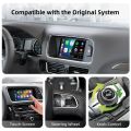 Wireless CarPlay Android Auto Retrofit Decoder Kit for Audi A4 A5 Q5 2008-2018 with MMI 3G 6.5/7 Inch Screen OEM Upgrade. 