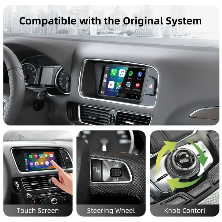 Wireless%20CarPlay%20Android%20Auto%20Retrofit%20Decoder%20Kit%20for%20Audi%20A4%20A5%20Q5%202008-2018%20with%20MMI%203G%206.5/7%20Inch%20Screen%20OEM%20Upgrade%20-%20Image%204