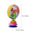 High Chair Toy Baby Ferris Wheel Toy Suction Cup Newborn Spinner Activity Toy Rattle Interactive Development Educational Toy. 