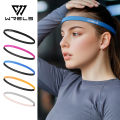 2PCS Sport Headband Anti-slip Cycling Hairband Elastic Silicone Headband for Fitness Gym Outdoor Women Men Lightweight Sweatband. 