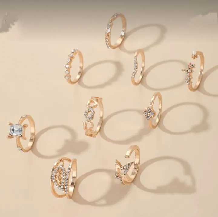 7/12%20pcs%20ring%20sets%20for%20girls%20stylish%20elegant-%20trendy%20rings%20accessory%20for%20girls-%20engagment%20ring%20for%20couples%20-%20Image%202