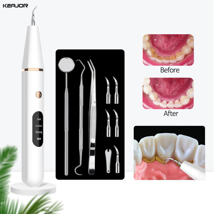 Ultrasonic Scaler For Teeth Dental Calculus Remover Electric Tooth ...